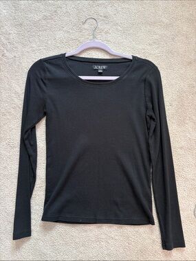 J Crew basic black long sleeve